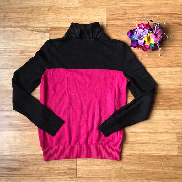 Michael Kors Sweater turtleneck color Block - Picture 6 of 7